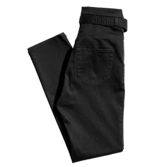 NWTS H&M black twill pants size 2 - Picture 3 of 4